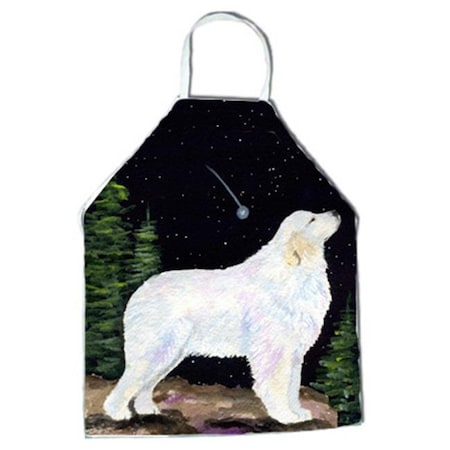 Carolines Treasures Carolines Treasures SS8471APRON Starry Night Great Pyrenees Apron - 27 x 31 in. SS8471APRON